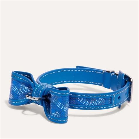 goyard dog bow colar|goyard dog collars.